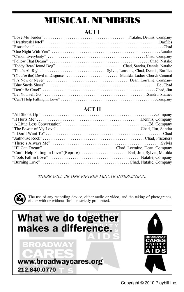 Inside Playbill Gallery Playbill