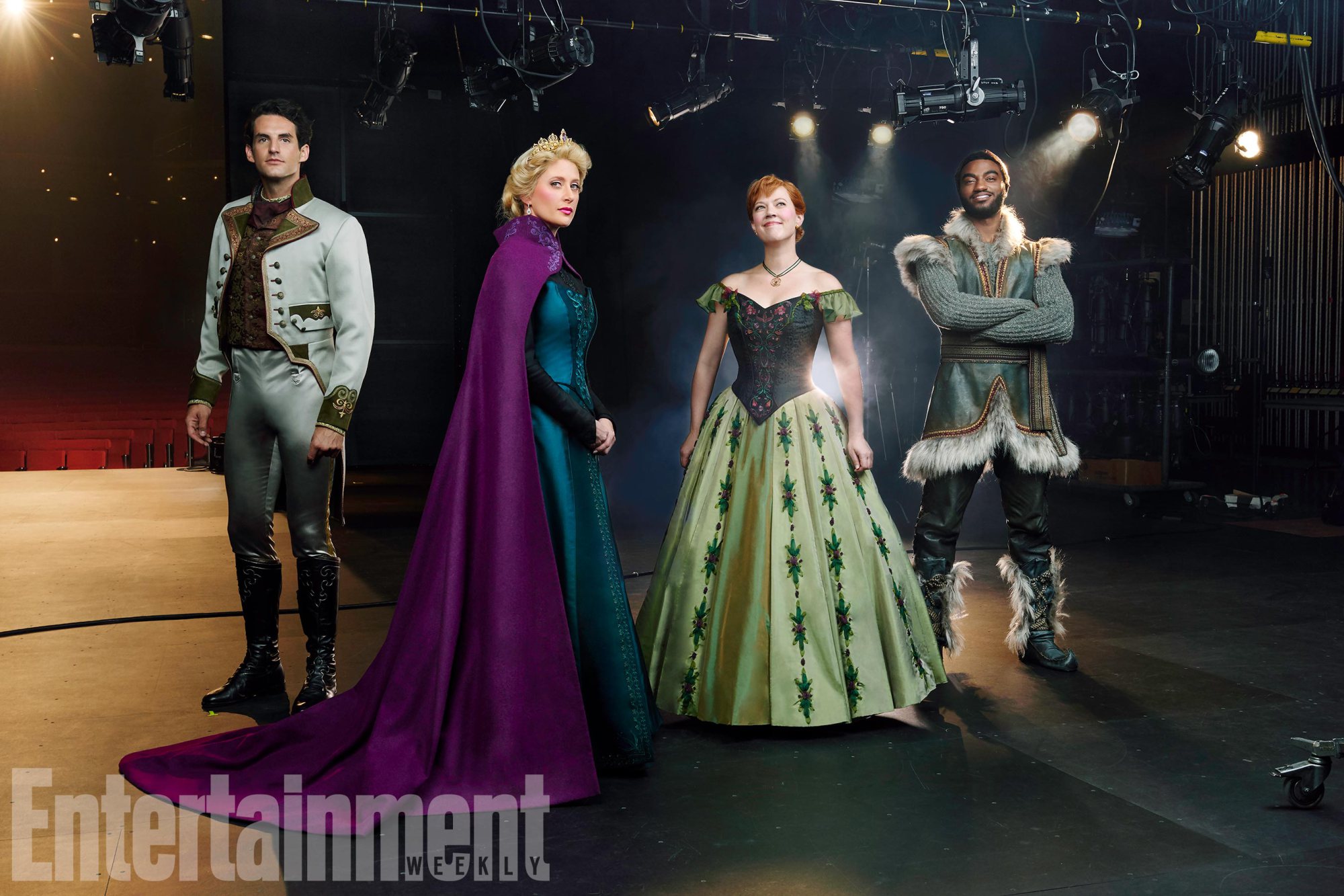 Cast of Frozen in Costume 