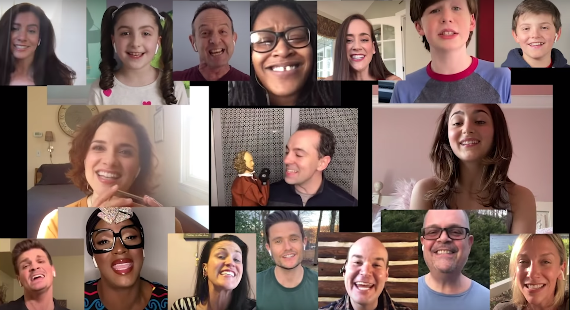 The Cast Of Mrs Doubtfire Sings The Musical S As Long As There Is Love From Their Homes Playbill